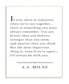 Stupell Industries I'll Always Be With You A.a. Milne Wall Plaque Art, 12.5" X 18.5" In Multi