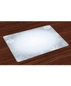 Ambesonne Ombre Place Mats, Set Of 4 In Multi
