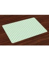 AMBESONNE MINT PLACE MATS, SET OF 4