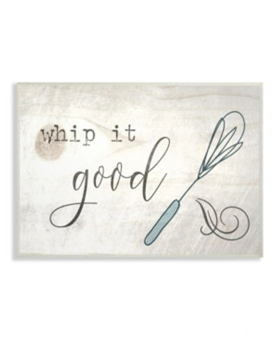 Stupell Industries Whip It Good Whisk Wall Plaque Art, 12.5" X 18.5" In Multi