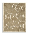 Stupell Industries This Kitchen Is For Dancing Wall Plaque Art, 10" X 15" In Multi