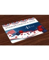 AMBESONNE 4TH OF JULY PLACE MATS, SET OF 4