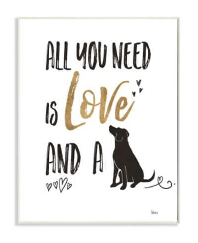 Stupell Industries Dog Lover Typography Wall Plaque Art, 10" X 15" In Multi