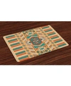 AMBESONNE TRIBAL PLACE MATS, SET OF 4