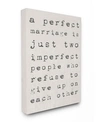 Stupell Industries A Perfect Marriage Canvas Wall Art, 16" X 20" In Multi