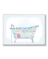 Stupell Industries Home Decor Splish Splash Typography Bathroom Wall Plaque Art, 12.5" X 18.5" In Multi