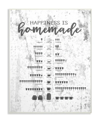 Stupell Industries Happiness Is Homemade Chart Wall Plaque Art, 10" X 15" In Multi