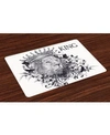 AMBESONNE KING PLACE MATS, SET OF 4