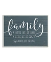 Stupell Industries Family Loud Crazy Love Wall Plaque Art, 10" X 15" In Multi