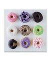 Stupell Industries Colorful Donut Grid Wall Plaque Art, 12" X 12" In Multi