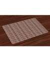 AMBESONNE RETRO PLACE MATS, SET OF 4