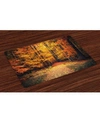 AMBESONNE FOREST PLACE MATS, SET OF 4