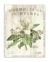 STUPELL INDUSTRIES FRENCH MAGNOLIAS IN SPRING WALL PLAQUE ART, 10" X 15"