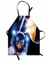 AMBESONNE SPACE CAT APRON
