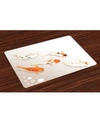 AMBESONNE ANIMAL PLACE MATS, SET OF 4