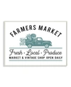 STUPELL INDUSTRIES FARMER'S MARKET ICON VINTAGE-INSPIRED SIGN WALL PLAQUE ART, 10" X 15"