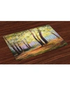 AMBESONNE COUNTRY PLACE MATS, SET OF 4