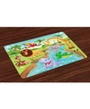 AMBESONNE CHILDREN PLACE MATS, SET OF 4