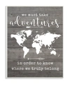Stupell Industries Take Adventures Map Wall Plaque Art, 10" X 15" In Multi