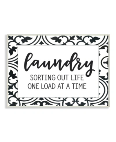 Stupell Industries Laundry Sorting Out Life Laundry Wall Plaque Art, 12.5" X 18.5" In Multi