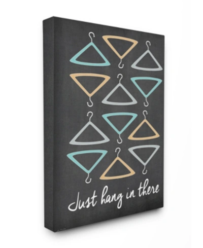 Stupell Industries Just Hang In There Vintage-inspired Illustration Canvas Wall Art, 16" X 20" In Multi