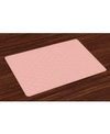 AMBESONNE PEACH PLACE MATS, SET OF 4