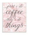 Stupell Industries Coffee Things Wall Plaque Art, 10" X 15" In Multi