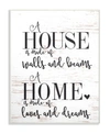 Stupell Industries Home Loves And Dreams Wall Plaque Art, 10" X 15" In Multi