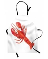 Ambesonne Lobster Apron In Multi