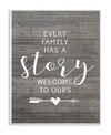 Stupell Industries Every Family Has A Story Wall Plaque Art, 12.5" X 18.5" In Multi