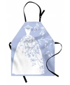 Ambesonne Bridal Shower Apron In Multi