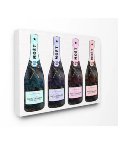 Stupell Industries Rainbow Champagne Canvas Wall Art, 24" X 30" In Multi