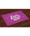 AMBESONNE HOPE PLACE MATS, SET OF 4