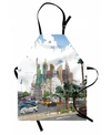 Ambesonne Usa Apron In Cream