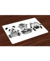 AMBESONNE ANIMAL PLACE MATS, SET OF 4