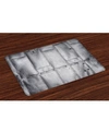 AMBESONNE INDUSTRIAL PLACE MATS, SET OF 4
