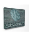 STUPELL INDUSTRIES HOME DECOR IT'S A SHORE THING SEASHELL CANVAS WALL ART, 24" X 30"
