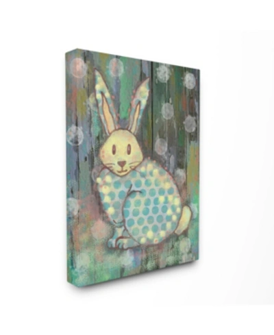 Stupell Industries The Kids Room Distressed Woodland Rabbit Canvas Wall Art, 24" X 30" In Multi