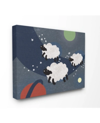 Stupell Industries Sheep In Space Canvas Wall Art, 24" X 30" In Multi