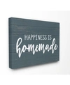 STUPELL INDUSTRIES HAPPINESS IS HOMEMADE CANVAS WALL ART, 24" X 30"