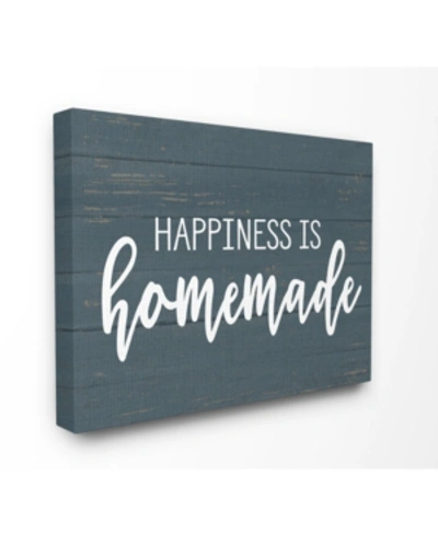 Stupell Industries Happiness Is Homemade Canvas Wall Art, 24" X 30" In Multi