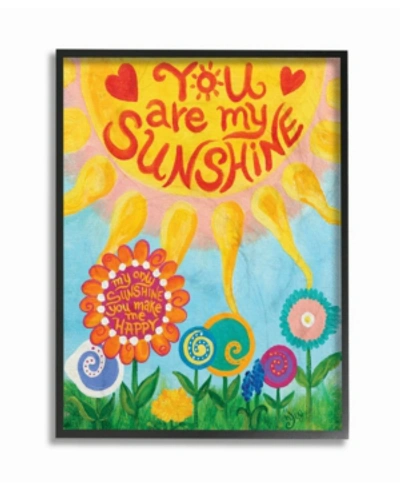 Stupell Industries The Kids Room You Are My Sunshine Framed Giclee Art, 16" X 20" In Multi