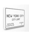STUPELL INDUSTRIES NYC CITY LIMIT CANVAS WALL ART, 24" X 30"