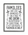 STUPELL INDUSTRIES FAMILIES ARE LIKE BRANCHES FRAMED GICLEE ART, 16" X 20"
