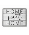 Stupell Industries Home Sweet Home Planks Framed Giclee Art, 16" X 20" In Multi