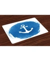 AMBESONNE ANCHOR PLACE MATS, SET OF 4