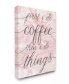Stupell Industries Coffee Things Cavnas Wall Art, 16" X 20" In Multi