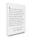 STUPELL INDUSTRIES I'LL ALWAYS BE WITH YOU A.A. MILNE CANVAS WALL ART, 16" X 20"
