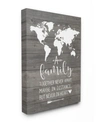 Stupell Industries Family Together In Heart Canvas Wall Art, 16" X 20" In Multi