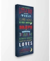 Stupell Industries Favorite Little Boy In The World Canvas Wall Art, 10" X 24" In Multi